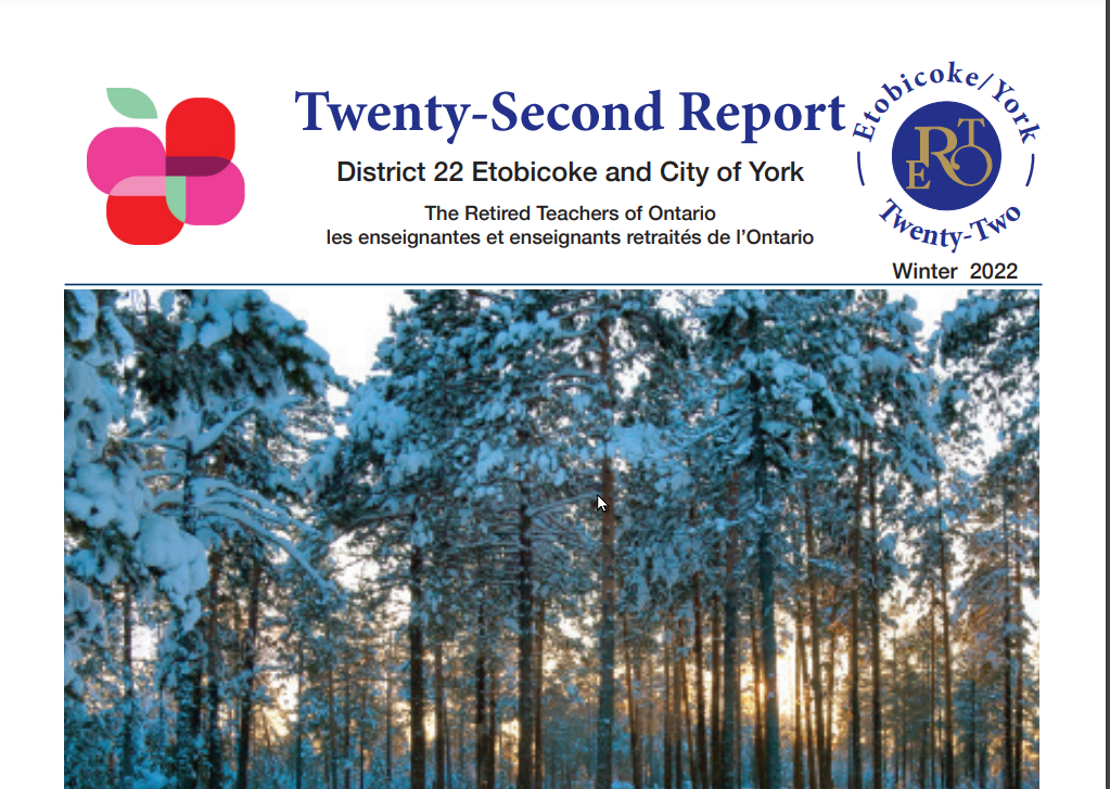 Read winter 2022 issue of Twenty Second Report
